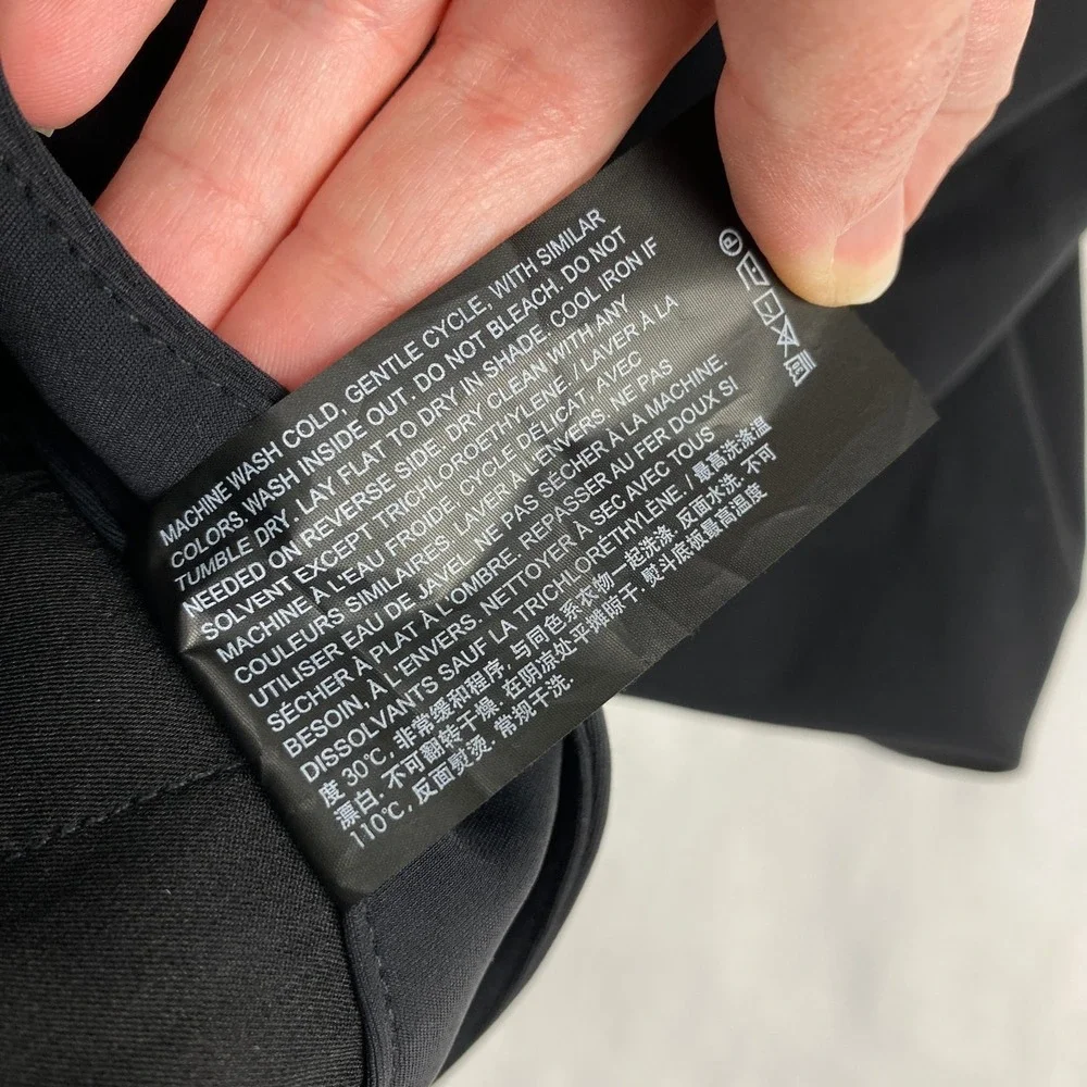 NWT Theory High Waist Wide Leg Precision Ponte Pants Women's Size 10 Black - Picture 13 of 14